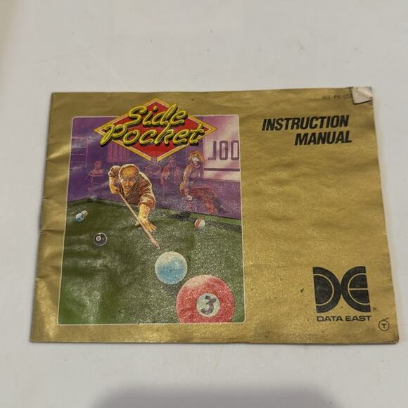 Side Pocket Nintendo NES Video Game and Manual - Picture 5 of 6
